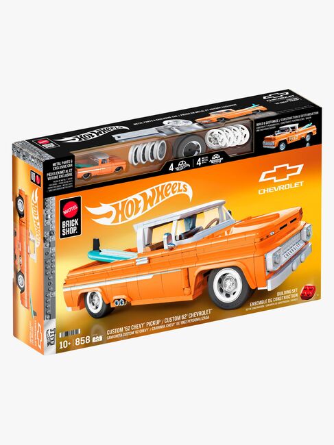 Mattel Brick Shop Hot Wheels Elite Series Brick Shop Hot Wheels Työmaasetti Custom ’62 Chevy Pickup 858 Osaa