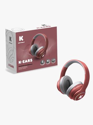Kidywolf K-EARS Mikrofonikuulokkeet Bluetooth, Punaiset