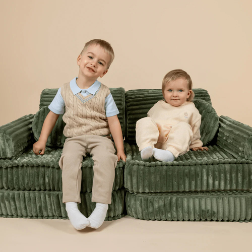 MeowBaby Churros Sohva Max, Olive Sage Green