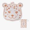 Swim Essentials Leopard Kylpypyyhe, Beige