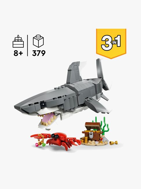 LEGO Creator 31381 Hurja hai ja aarrearkku