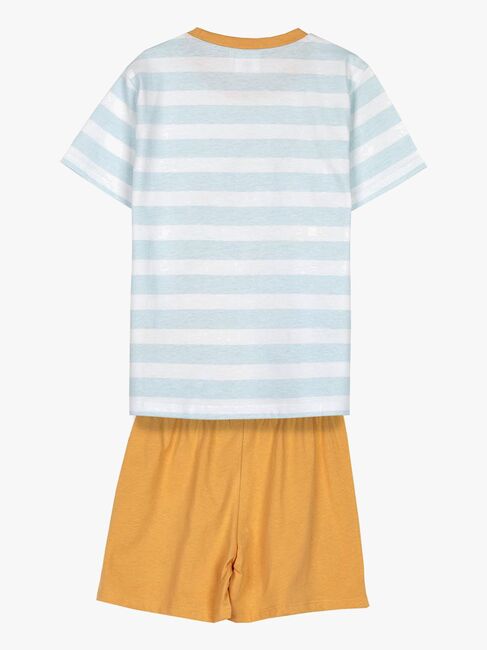 Bluey Pyjama, Vaaleansininen/Oranssi