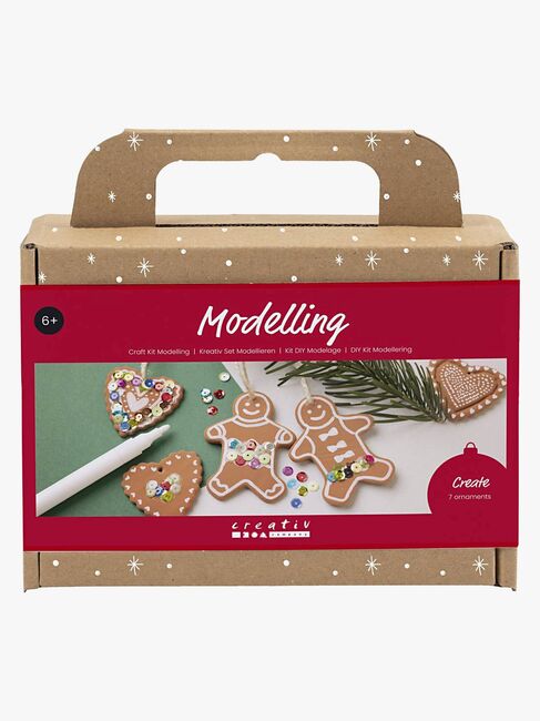 Creativ Company DIY Askartelusetti Muovailuvaha Piparkakkuhahmot