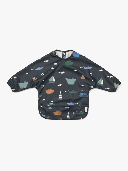 LIEWOOD Merle Cape Ruokalappu + Printti, Sailing/Classic navy
