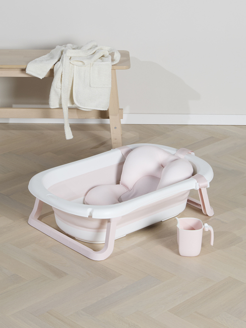 Beemoo CARE Assist Kylpyamme + Kylpytuki & Huuhtelukannu, Pink