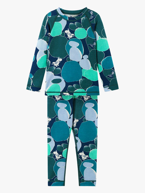 Reima Moomin Trivsam Aluskerrasto Merinovillasekoite, Dark Teal