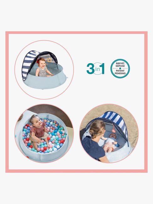 BabyMoov UV-Teltta, Blue/White