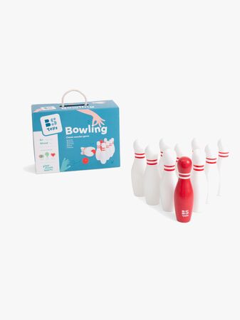 BS Toys Bowling Keilaussetti, Punainen/Valkoinen