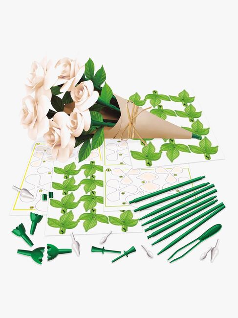 Educa Askartelusetti Ruusut, Valkoinen