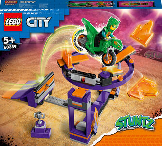 LEGO City Stuntz 60359 Donkkaus‑ ja ramppistunttihaaste