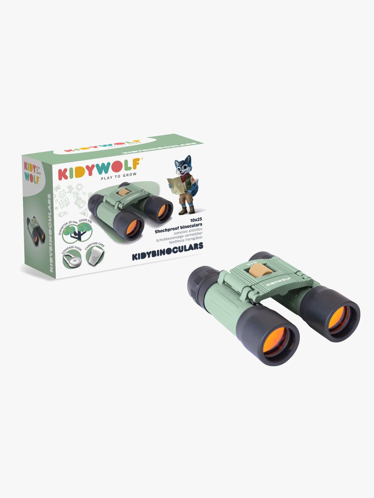 Kidywolf KIDYBINOCULARS Kiikari, Vihreä
