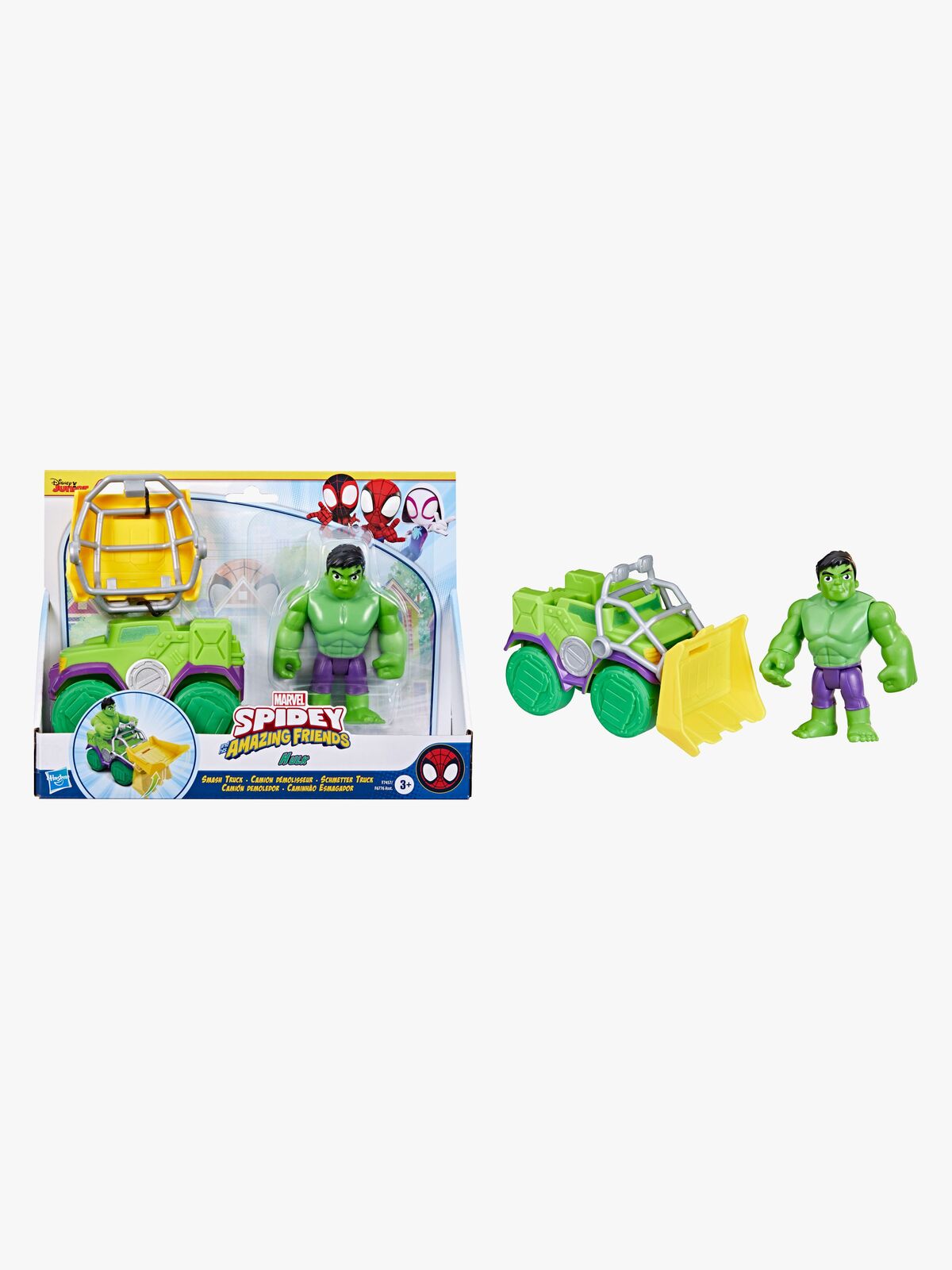 Spidey And His Amazing Friends Hahmo + Ajoneuvo Hulk Truck