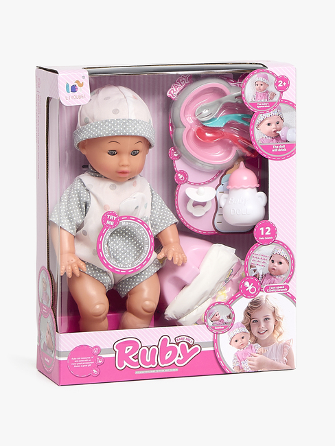 Cloudberry Castle Nukke Sally Syö & Pissaa 35cm