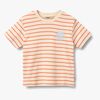 Wheat Jay T-paita, Orange Stripe
