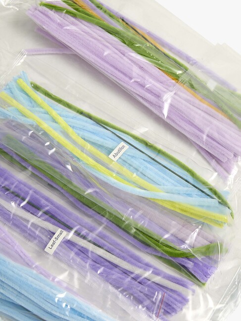 Fippla DIY-setti Kukkakimppu + Piipunrassit 32 Osaa, Violetti