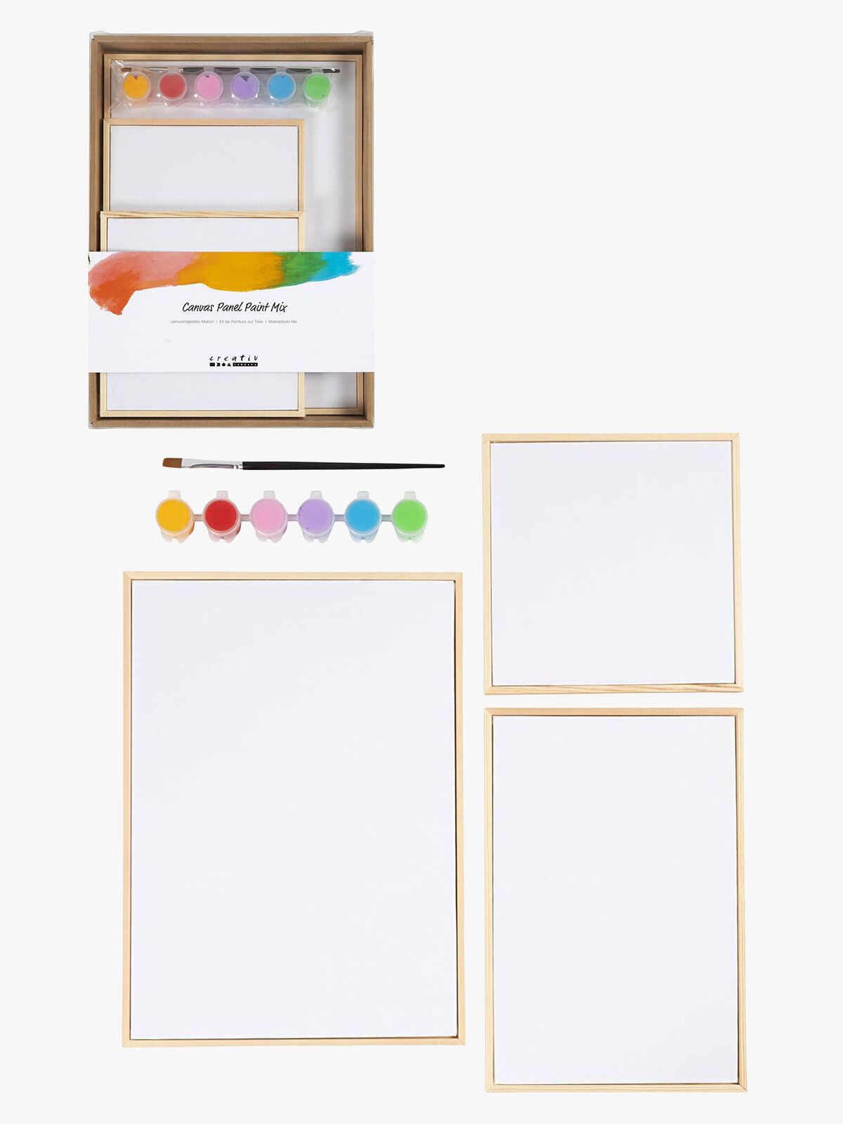 Creativ Company Maalauskankaat 3-pack