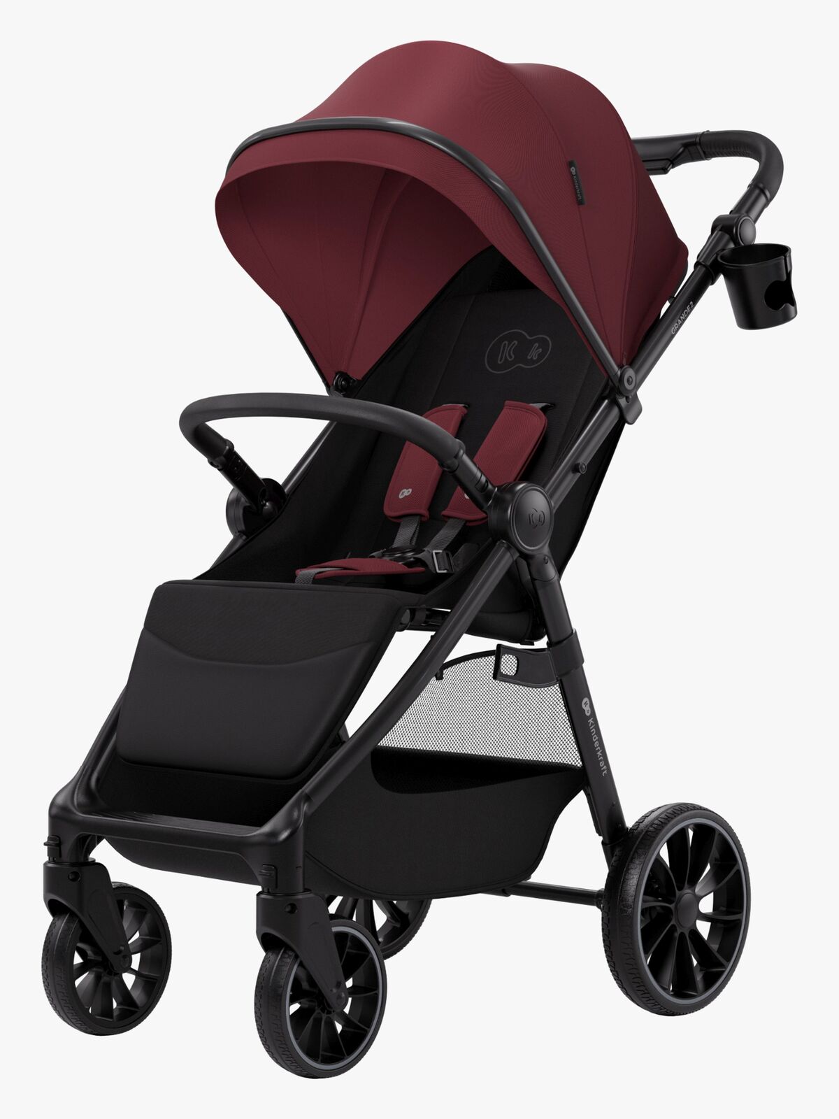 Kinderkraft Grande 2 Lastenrattaat, Dark Ruby