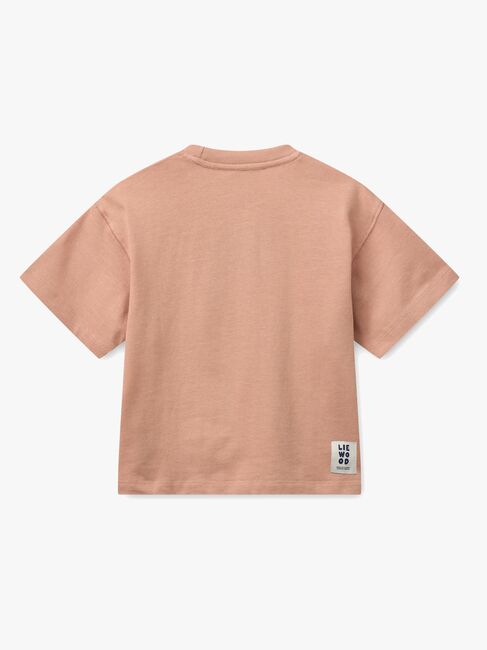 LIEWOOD Tyler Placement T-paita, Sweetshearts/Pale Tuscany