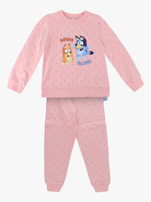 Bluey Paita & Housut Setti, Vaaleanpunainen