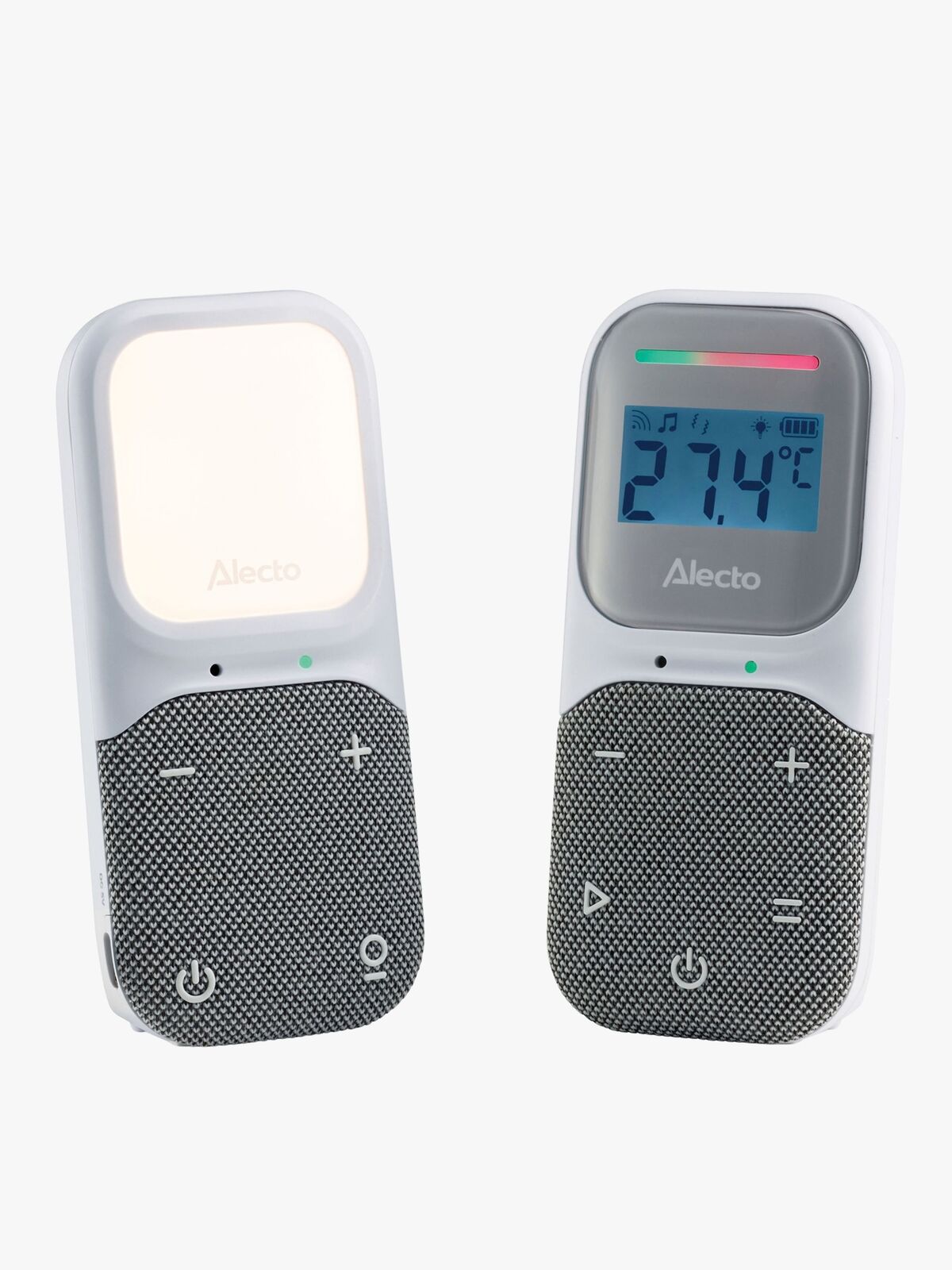 Alecto DBX140 Itkuhälytin, Valkoinen/Harmaa