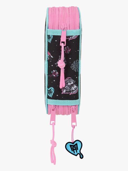 Monster High  Täytetty Kolmilokeroinen Penaali 37 Osaa, Musta