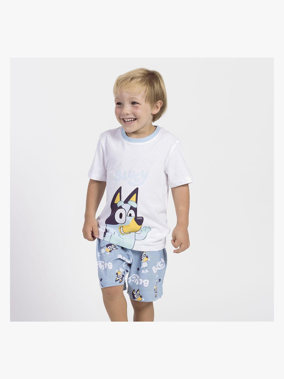 Bluey Pyjama, Sininen/Valkoinen