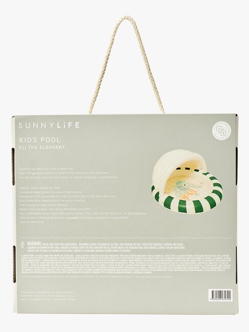 SUNNYLiFE Ilmatäytteinen Uima-allas, Eli The Eliphant
