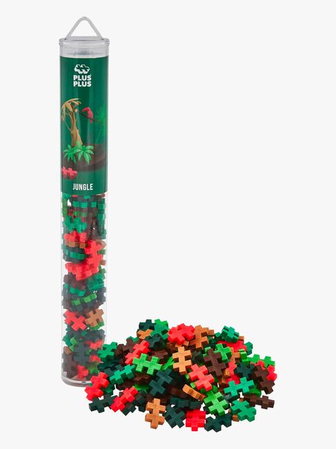 Plus-Plus Rakennussarja + Pohjalevy & Tuubi New Mix, 4x100 Osaa