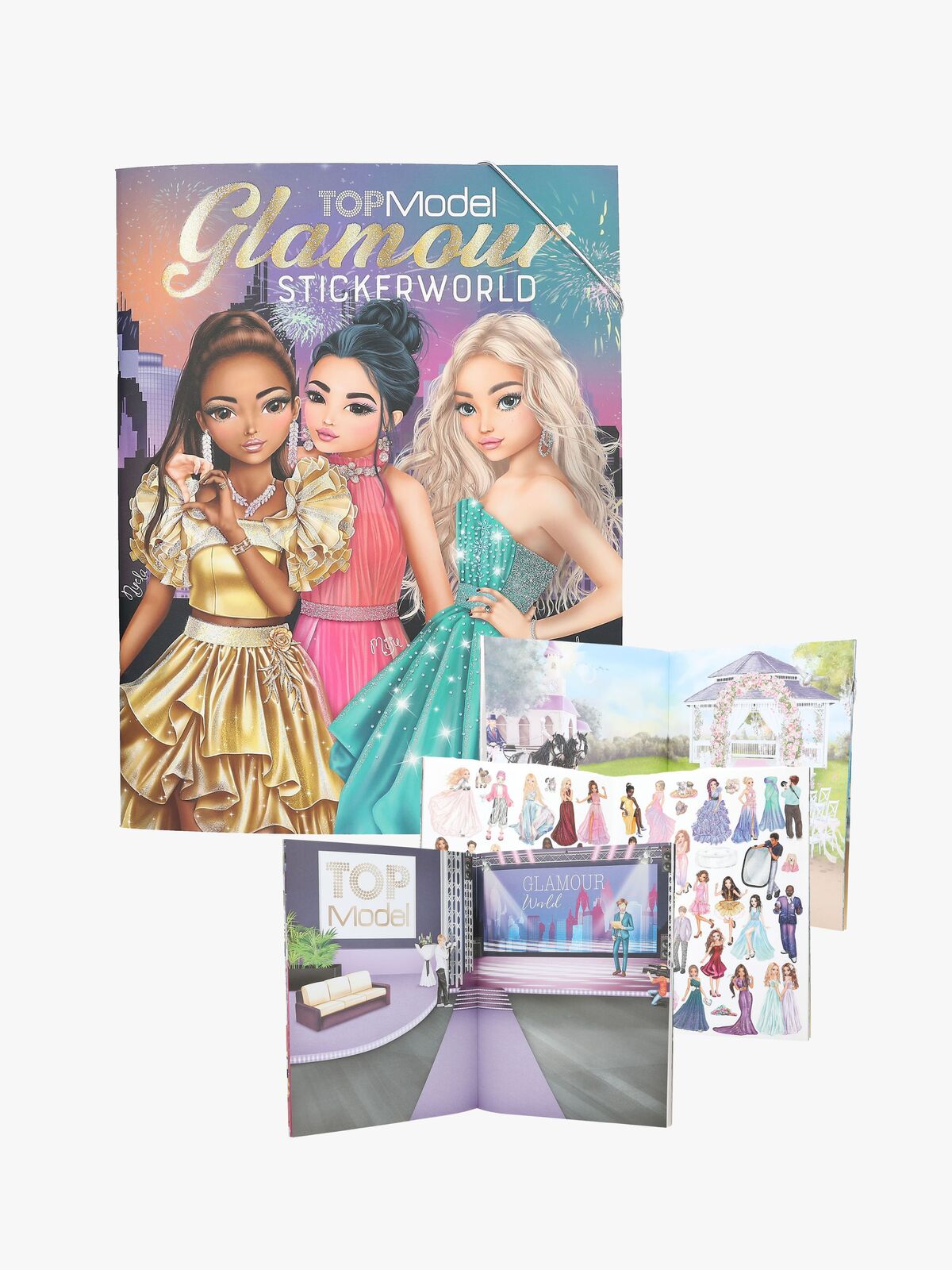 TOPModel Stickerworld Tarrakirja Glamour