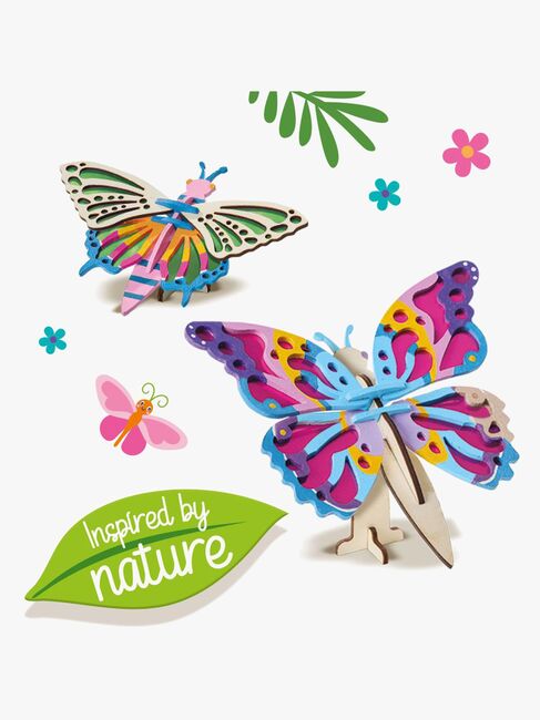 SES Creative Askartelusetti Koristele Puisia Perhosia