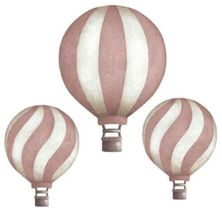 Stickstay Sisustustarra Vintage Balloon Set, Dark Pink