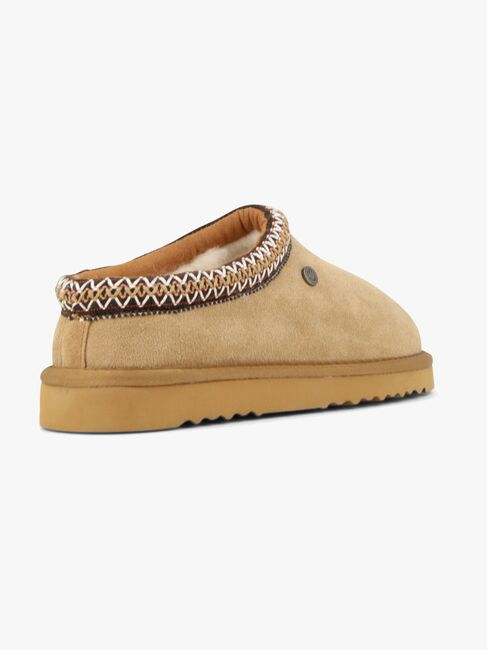 Mjúka Yrsa  Lämminvuoriset Slip-in-tossut, Chestnut