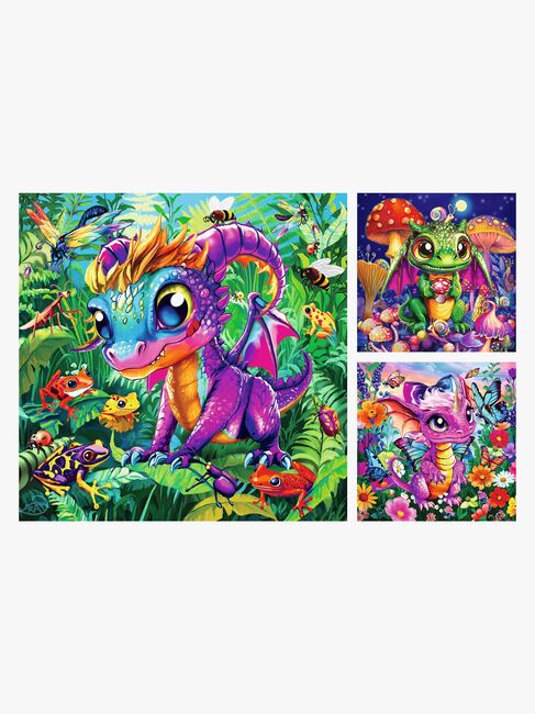 Ravensburger Palapelit Baby Garden Dragons 49 3-in-1