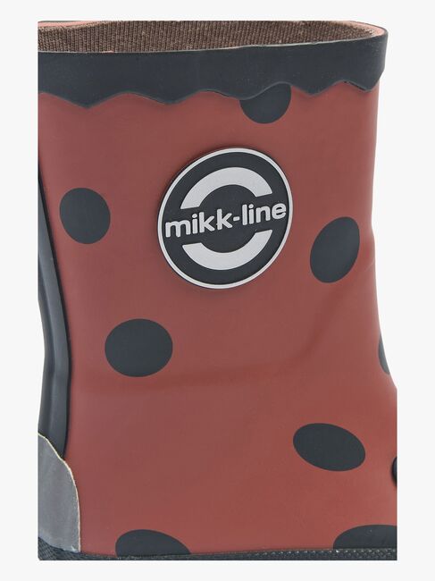 Mikk-Line Barefoot Ladybug Kumisaappaat, Henna