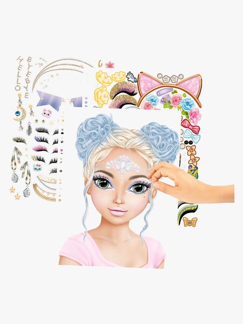 TOPModel Värityskirja Creat Your Glam Look