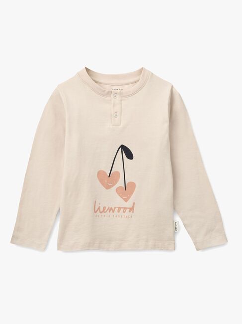 LIEWOOD Wilhelm Pyjamasetti, Heart/Sweetheart/Pale tuscany/mix