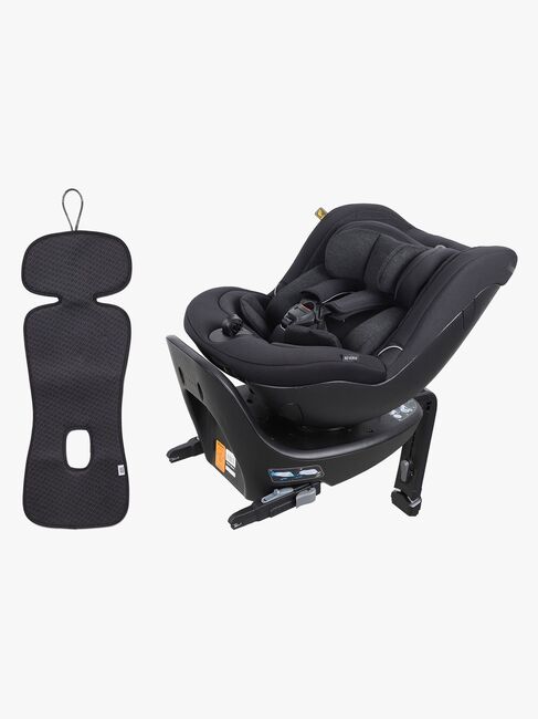 Beemoo Reverse i-Size Turvaistuin + Hengittävä Istuinpehmuste, Black Stone/Antracit