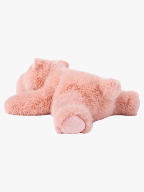 Teddykompaniet Pehmolelu Makaava Virtahepo 30 cm, Vaaleanpunainen