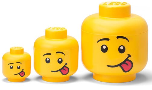 LEGO Säilytyslatikko Silly 3-pack, Keltainen