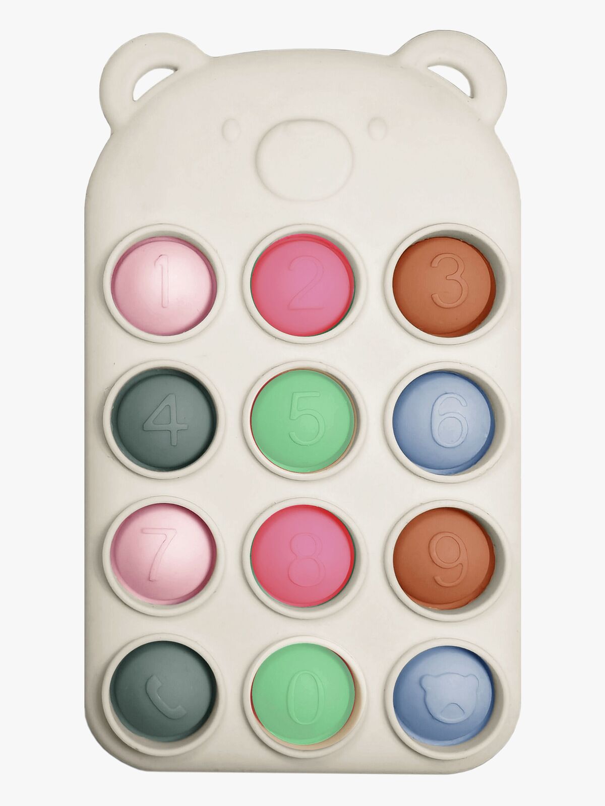 Nattou Soft Silicone Pop-it Remote Purulelu