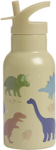 A Little Lovely Company Juomapullo Dinosaurukset 350 ml, Beige