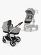 Cybex EOS Lux Yhdistelmävaunut, Stone Grey/ Mid Grey