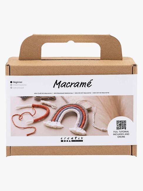 Creativ Company Askartelusetti Makramee Sateenkaari