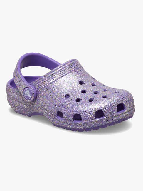 Crocs Classic Fantasy Glitter Kids Pistokkaat, Violetti