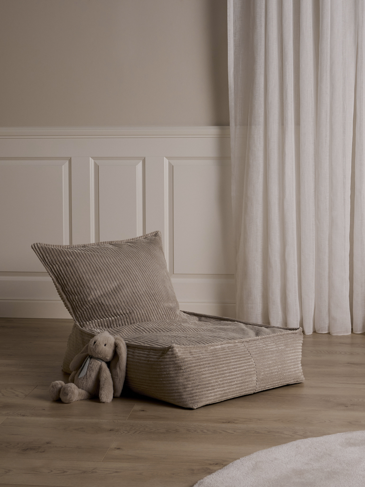 Alice & Fox PIXIE Säkkituoli, Beige Manchester