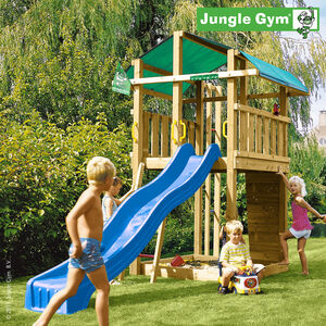 Jungle Gym Fort Leikkiteline + Liukumäki