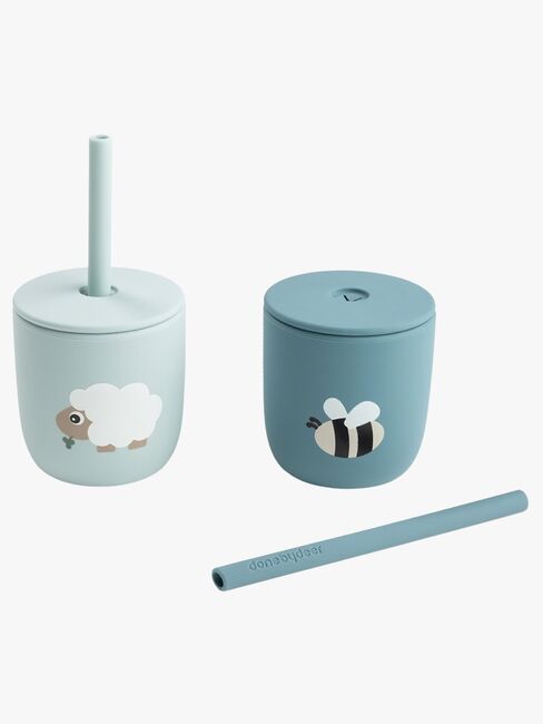 Done By Deer Tiny Farm Pillimuki Silikoni 2-pack, Blue