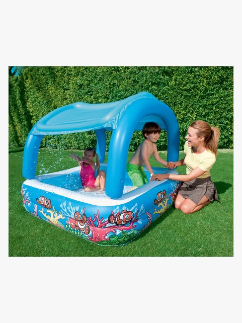 Bestway Lasten Uima-allas + Aurinkosuoja 147, Sininen