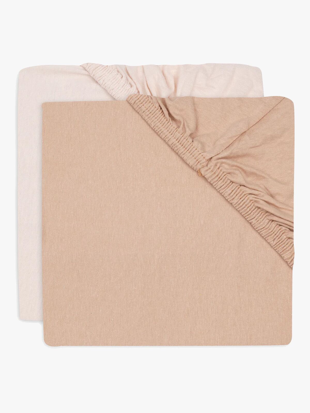 Jollein Muotoonommeltu Aluslakana 2-pack 40x80, Blush/Wild Rose