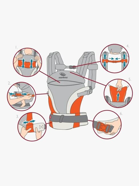 Manduca XT Cotton Kantoreppu, Melange Blue